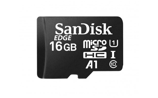 SanDisk Ultra 16 GB microSDHC Memory Card + SD Adapter with A1 App